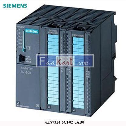 6ES7314 6CF02 0AB0 Siemens Simatic S7 CPU Module Faakart Online Shop