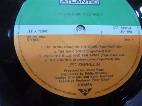 Led Zeppelin Lp Houses Of The Holy Gatefold Eur 1500 Picclick It