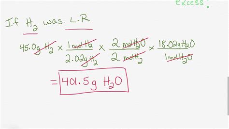 Limiting Reagent And Percent Yield Video Lesson YouTube