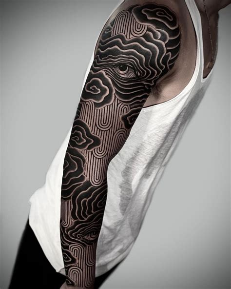 Black Work Nature Tattoo Sleeve Tribal Sleeve Tattoos Japanese