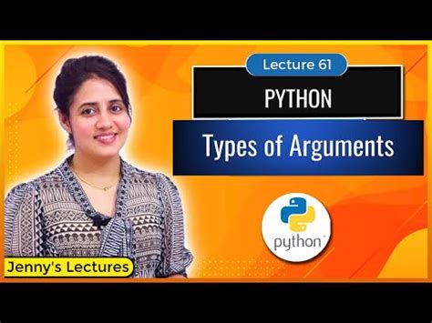 Types Of Arguments In Python Python Tutorials For Beginners Lec61