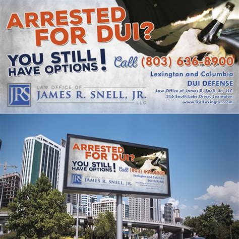 Billboard Design Dui Defense Lawyer Signage Contest