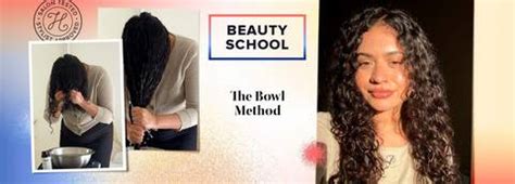 how to do the bowl method for curly hair