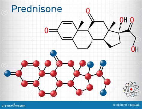 Mol Cula De La Prednisona Un Glucocorticoide Antiinflamatorio Sint Tico