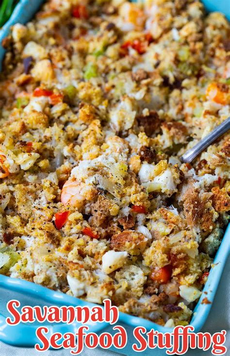 Savannah Seafood Stuffing Spicy Southern Kitchen