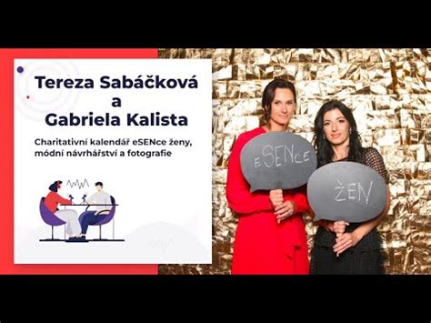 Tereza Sab Kov A Gabriela Kalista Charitativn Kalend Esence Eny