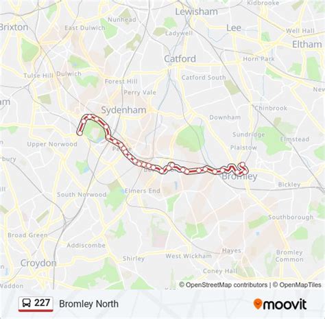 227 Route Schedules Stops And Maps Bromley North Updated