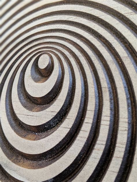 10x12 Optical Illusion Wood Carving 3d Art Illusion Etsy Optical