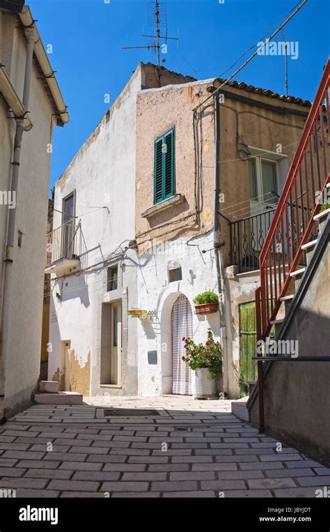 Alleyway Deliceto Puglia Italy Stock Photo Alamy