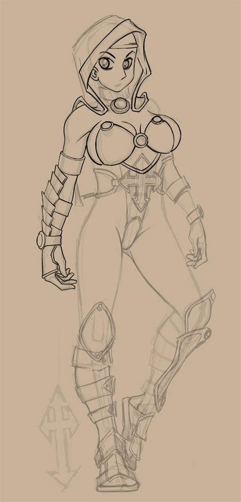 Purple Night Assasin Sketch By Grimnir666 Hentai Foundry