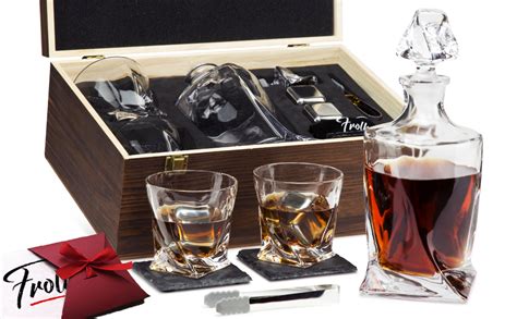 Whiskey Decanter And Stones Gift Set For Men Whiskey Decanter 2