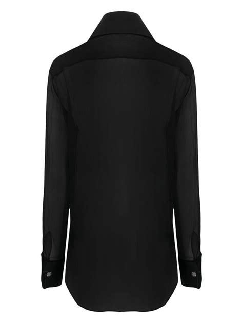 Balmain Voile Shirt Bf0hs285sb030pa