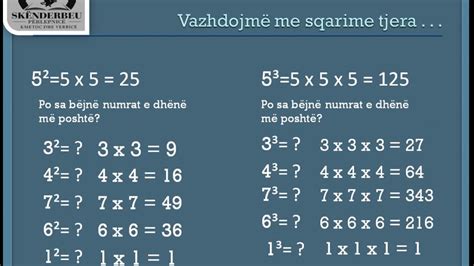Numrat Në Fuqi Fuqia E Numrit Youtube