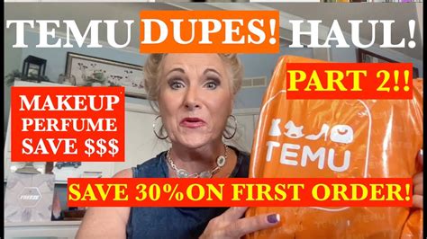 Temu Dupe Haul Part Yall Unboxing Review Save Mega Bucks