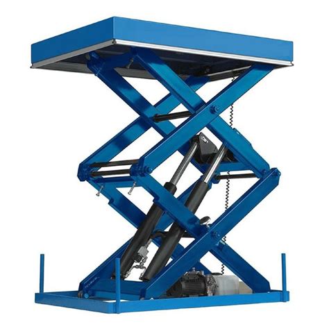 Mild Steel Hydraulic Scissor Lift Working Height 20 Ft Capacity 4