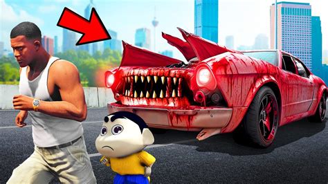 Shinchan And Franklin Found A Cursed Car In Gta Youtube