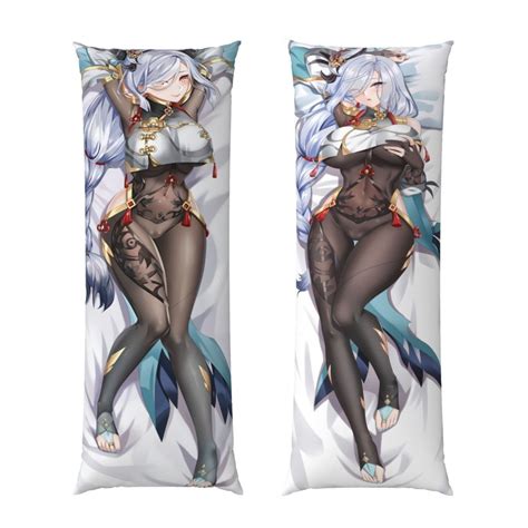 New Genshin Impact Shenhe Dakimakura Anime Girl Hugging Body Pillow