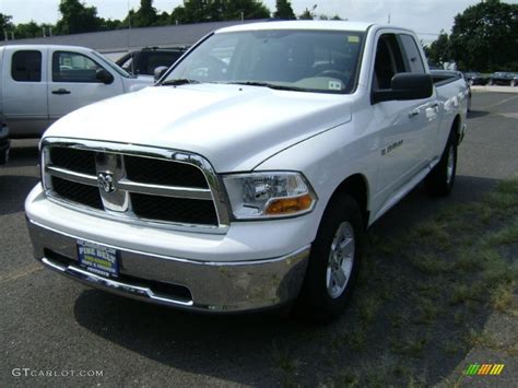 2012 Bright White Dodge Ram 1500 Slt Quad Cab 4x4 69791820 Photo 14 Car Color