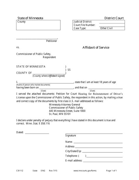 Form Civ112 Fill Out Sign Online And Download Printable Pdf