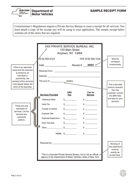 Dmv Receipt Fill Out And Sign Online Dochub