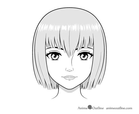 How To Draw A Realistic Manga Face - Manga