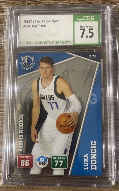 2018 Luka Doncic RC Rookie Panini Europe Adrenalyn XL CSG 7 5 Sports