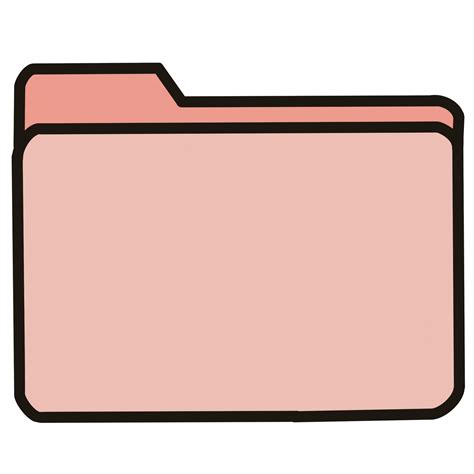Pink Folder Icon