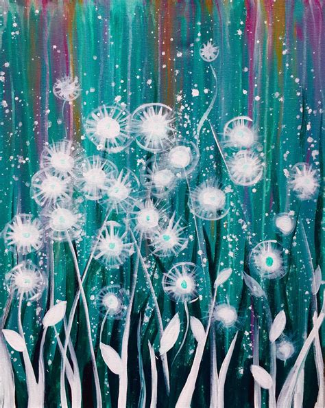 Snow Blossoms Canvas Painting