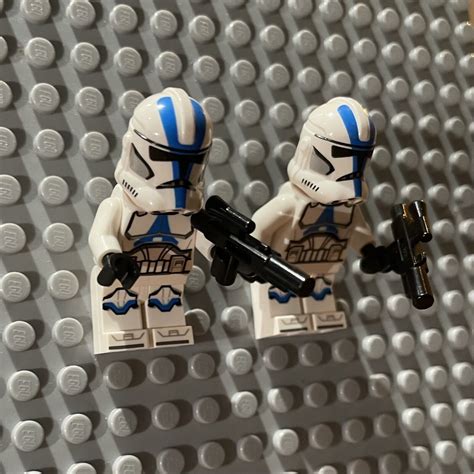 Clone Trooper 501st Legion Phase 2 Blue LEGO Star Wars Mini Figure