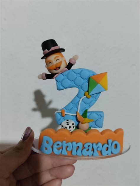 Vela Em Biscuit Personalizada Mundo Bita Elo