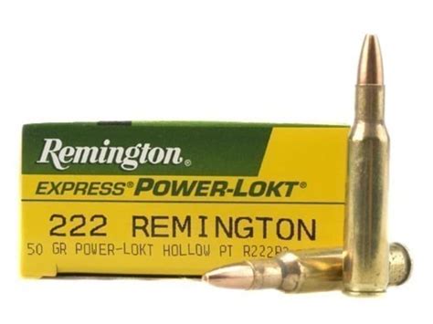 Remington Express Ammo 222 Remington 50 Grain Hollow Point Power Lokt