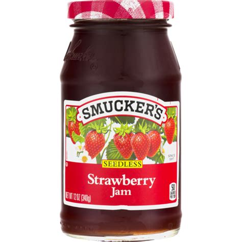 Smucker's Seedless Strawberry Jam, 12 Ounces