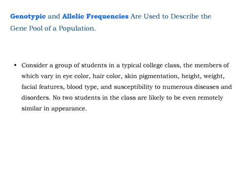 Population Genetics Genetics Ppt Download