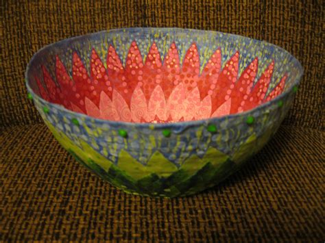 flower bowl, side view