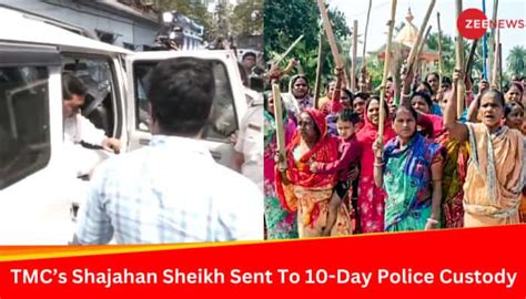 Sandeshkhali Violence Tmcs Sheikh Shajahan Sent To 10 Day Police