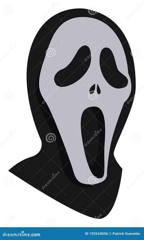 Scream Mask, Illustration, Vector Stock Vector - Illustration of design ...