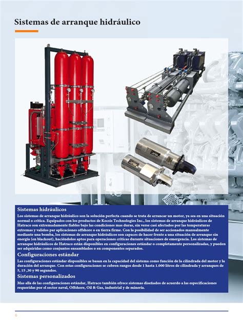 sistemas de arranque hidraulico  bomba arranque