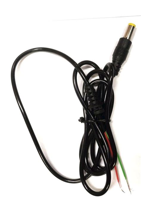 12 V Single Pin Dc Power Supply Cord For Electric Appliance 1 Meter