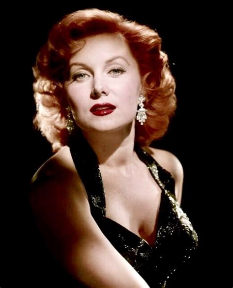 Rhonda Fleming In 2024 Hollywood Glam Hair Old Hollywood Glam Classic Hollywood Glamour