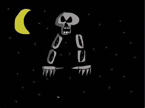 Skeletron From Terraria Drew By Me Lucas Rdrawing