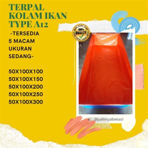 Jual Terpal Kolam Ikan Type A Macam Ukuran Sedang Di Seller Denta