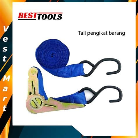 Jual Tali Pengikat Barang Di Motor Ratchet Tie Down Set Inch X M