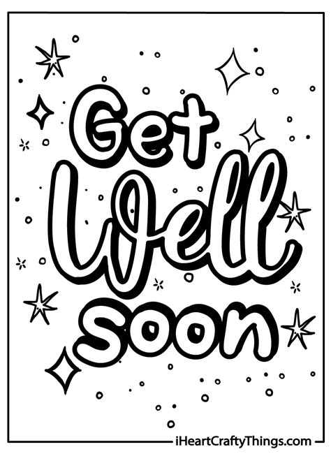 Hope You Feel Better Coloring Pages