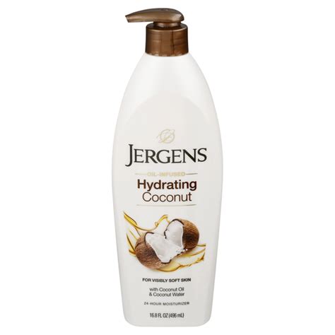 Save On Jergens Moisturizer Hydrating Coconut Oil Infused Order Online