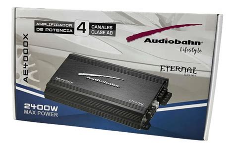 Amplificador Fuente Audiobahn Eternal 2400w 4ch Para Woofer GRUPO