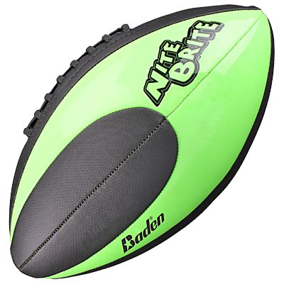 Baden NITE BRITE GripSoft Glow In Dark Footballs Football Equipment