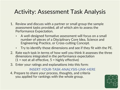 Acesse Resource B How To Assess Three Dimensional Learning In Your