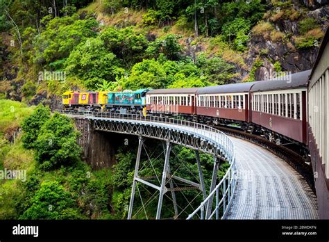 Historic Kuranda Scenic Railway In Australia Stock Photo Alamy