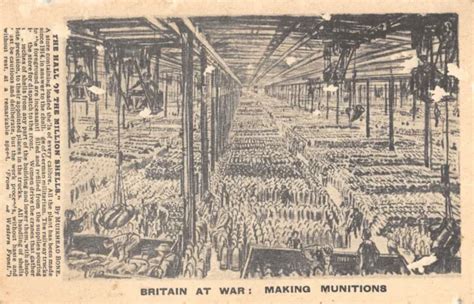 CPA GUERRE ILLUSTRATEUR Britain At War Making Munitions EUR 3 80