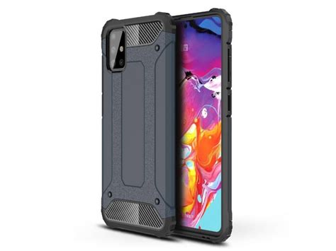 Hybrid Armor Case Odolné Pouzdro Pro Samsung Galaxy A71 Modré Jhmobilcz